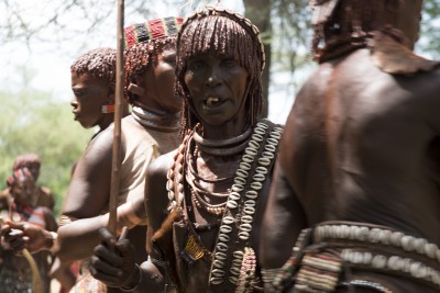 Whipping Ceremony, Hammer Tribe, Lower Omo Vallery, Ethiopia, by Charlie Grosso