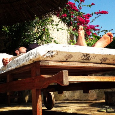 He is on vacation. Diani Beach. Kenya. by Charlie Grosso