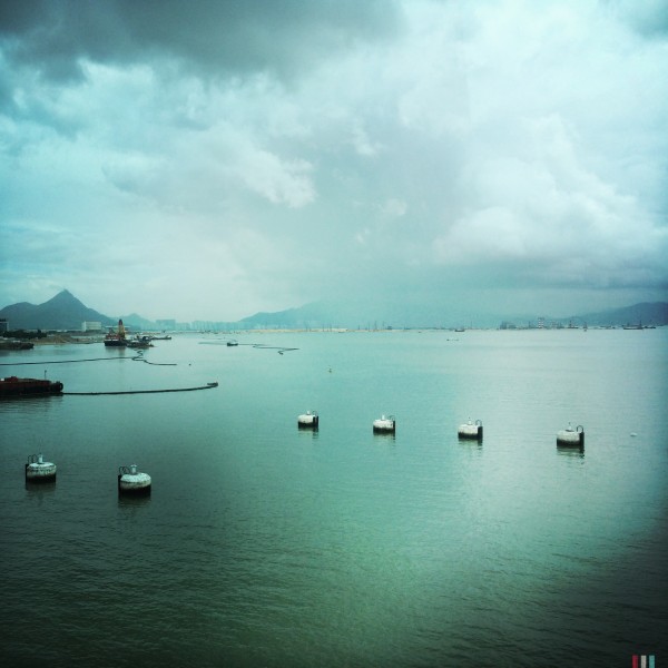 View of the bay, Hong Kong, by Charlie Grosso